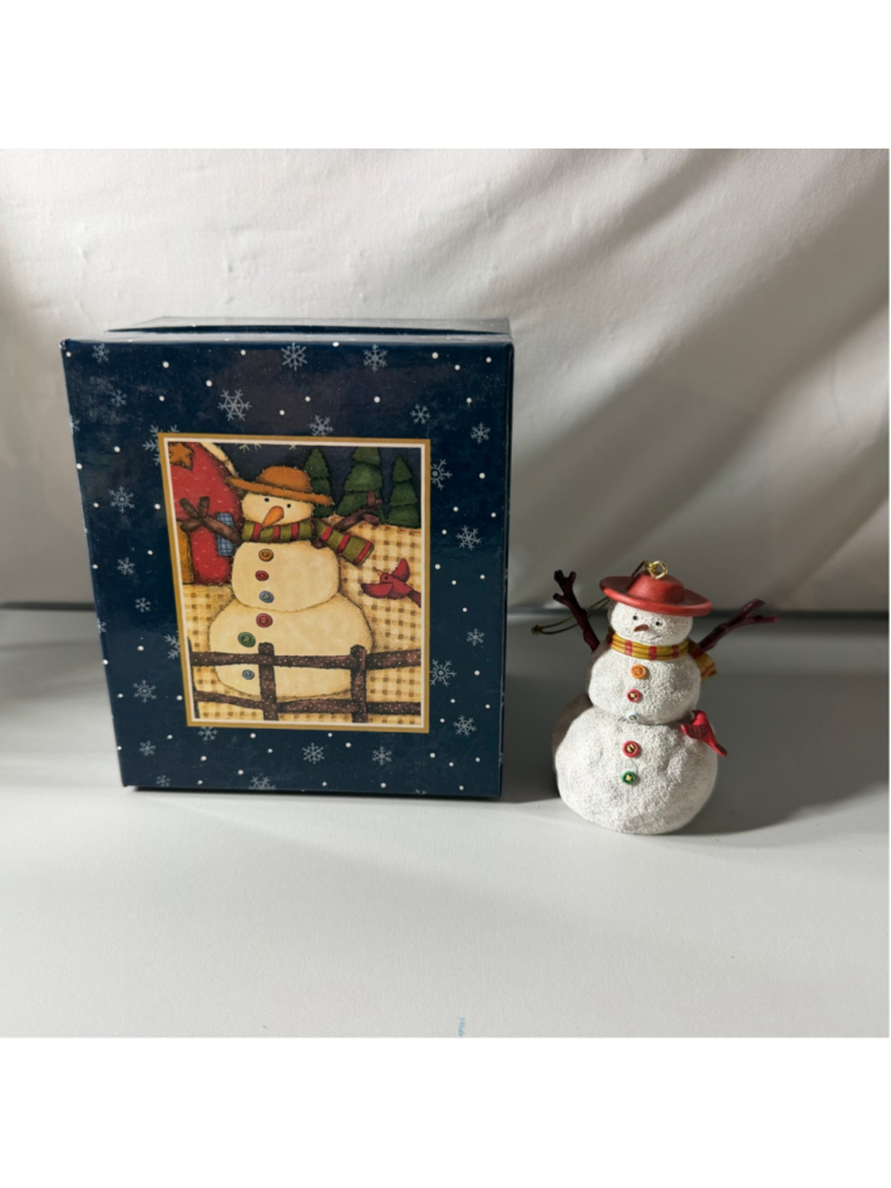 Lang Snowman Ornament One Size White Red Holiday Decor
